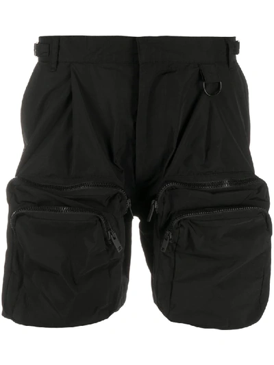 Represent Zipped Pocket Shorts In Black