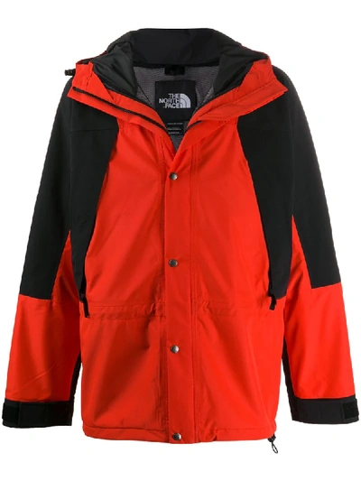 The North Face Colour Block Jacket In Red