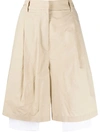 MAISON FLANEUR HIGH-WAISTED WIDE-LEG SHORTS