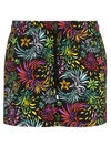 VILEBREQUIN MOORISE EVENING BIRDS PRINTED SWIM SHORTS