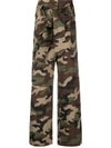 P.A.R.O.S.H CAMOUFLAGE-PRINT PAPERBAG TROUSERS