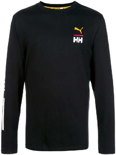 Puma X Helly Hansen Longsleeved T-shirt In Black