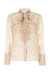 BURBERRY BURBERRY PRINTED PUSSY BOW BLOUSE
