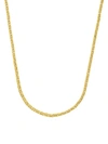 Saks Fifth Avenue 14k Yellow Gold Square Beveled Byzantine Chain Necklace
