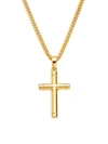 Saks Fifth Avenue Goldplated Sterling Silver Cross Pendant Necklace