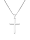 SAKS FIFTH AVENUE STERLING SILVER CROSS PENDANT NECKLACE,0400011948520