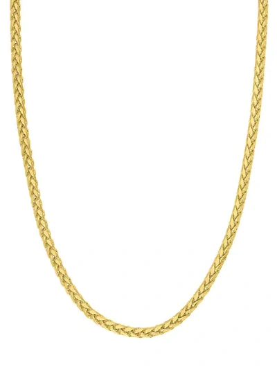 Saks Fifth Avenue 10k Yellow Gold Fancy Spiga Chain Necklace/5.3mm