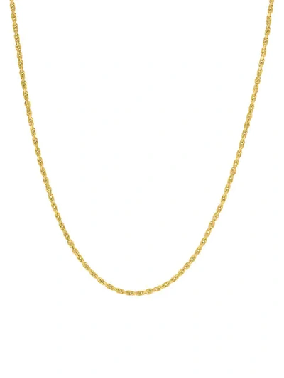 Saks Fifth Avenue 14k Yellow Gold Diamond-cut Rope Chain Necklace