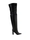 GIANVITO ROSSI LEATHER OVER-THE-KNEE SLOUCHY BOOTS,0400010453110