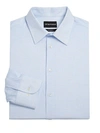 EMPORIO ARMANI MODERN-FIT CHECK DRESS SHIRT,0400012161905