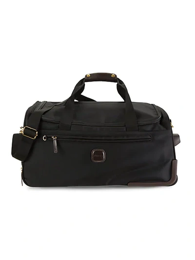 Bric's Siena 21" Carry-on Rolling Duffle In Black