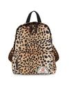 Marc Jacobs Medium Collegiate Animal-print Nylon Backpack In Leopard Multi
