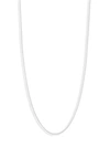 SAKS FIFTH AVENUE ADJUSTABLE 14K WHITE GOLD CHAIN NECKLACE,0493232632055