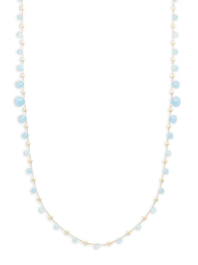 Marco Bicego 18k Gold & Aquamarine Necklace