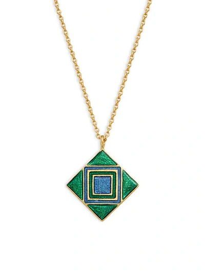 Legend Amrapali Holi 18k Gold Geometric Pendant Necklace