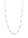 SAKS FIFTH AVENUE 14K YELLOW GOLD & DIAMOND SINGLE STRAND NECKLACE,0400011216675