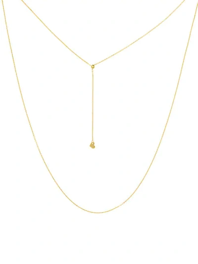 Saks Fifth Avenue 14k Yellow Gold Diamond-cut Brill Chain Necklace