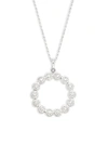 GURHAN DELICATE PAV&EACUTE; WHITE GOLD & DIAMOND PENDANT NECKLACE,0400011534537