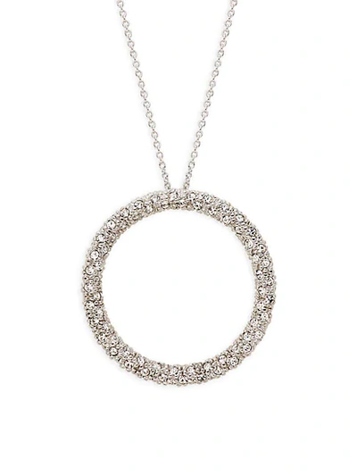 Adriana Orsini Rhodium-plated & Crystal Pendant Necklace