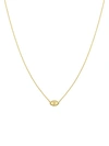 SAKS FIFTH AVENUE 14K YELLOW GOLD EVIL EYE CUTOUT NECKLACE,0400012341759