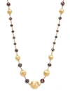 MARCO BICEGO 18K YELLOW GOLD & BROWN DIAMOND NECKLACE,0400012391192