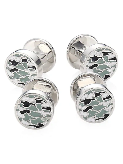 Saks Fifth Avenue Collection Camouflage Stud Set