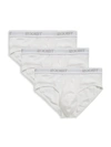 2(x)ist Cotton Briefs- Set Of 3 In White
