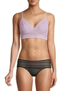 Dkny Mix & Match Lace Bralette In Lilac