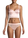 DKNY SATIN DEMI BUSTIER,0400011832650