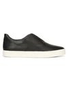 VINCE GALIA LEATHER SLIP-ON SNEAKERS,0400011685298