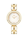 FENDI MY WAY GOLDTONE STAINLESS STEEL & CERAMIC BRACELET WATCH,0400011275485