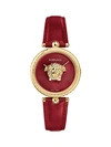 VERSACE PALAZZO STAINLESS STEEL & LEATHER-STRAP WATCH,0400011946801