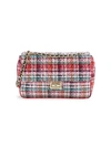 KARL LAGERFELD AGYNESS TWEED SHOULDER BAG,0400011852180