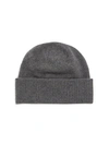 PORTOLANO MEN'S FOLDED CUFF CASHMERE BEANIE,0400012385880