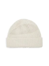 Portolano Men's Ribbed Cashmere Beanie In Bleached Wash