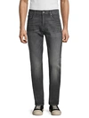 7 For All Mankind Tapered Stonewashed Jeans In Authentic