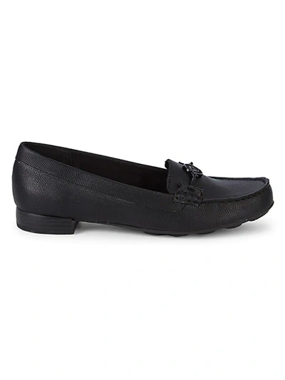 Anne Klein Akhadler Medallion Loafers In Black