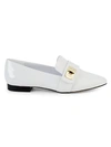 Karl Lagerfeld Nelia Patent Leather Loafers In Black