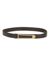 FERRAGAMO PIN-BUCKLED LEATHER BELT,0400012394167