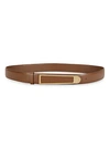 FERRAGAMO ADJUSTABLE LEATHER BELT,0400012394147