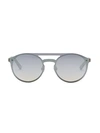 Web Round Shield Sunglasses In Smoke