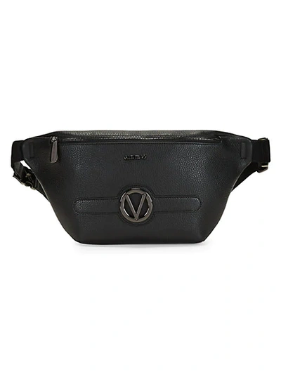 Valentino By Mario Valentino Mickey Leather Belt Bag In Black
