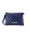 LOVE MOSCHINO DOUBLE QUILTED CROSSBODY,0400012287664