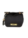 MOSCHINO LOGO MESSENGER CROSSBODY BAG,0400012258028