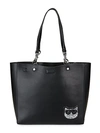 KARL LAGERFELD ADELE CONVERTIBLE FAUX LEATHER TOTE,0400010884974