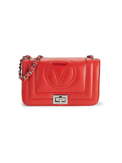 Valentino By Mario Valentino Beatriz Sauvage Quilted Leather Crossbody In Poppy Red