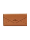 VALENTINO BY MARIO VALENTINO FERN PALELLATO LEATHER ENVELOPE LONG WALLET,0400011168625