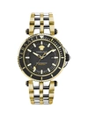 Versace V-race Dive Two-tone Stainless Steel Chronograph Bracelet Watch