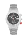 GUCCI STAINLESS STEEL CHRONOGRAPH BRACELET WATCH,0400011947401