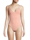 L*SPACE V-NECK ONE-PIECE SWIMSUIT,0400010795445